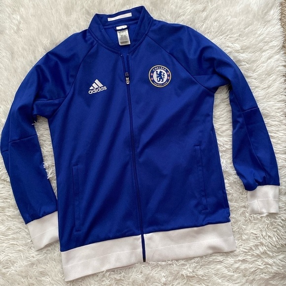 Adidas Chelsea FC soccer jersey jacket - Picture 1 of 8